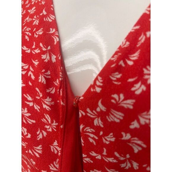 Loft Faux Wrap Floral Print Skort Romper Dress Size S - Picture 10 of 14